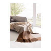 Плед Bocasa Thermosoft Top Big Brown 220x240