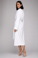 Бамбуковый махровый халат женский NATUREL (PM 908) белый
