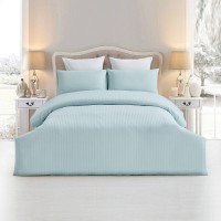 Пододеяльник Arya Полосатый Сатин 160X220 Otel Мятный